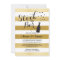 Stock The Bar Stripe Gold Engagement Party Invite