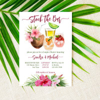 Stock the bar tropical summer couples shower