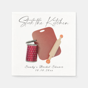 Stock the Kitchen Bridal Shower Napkin