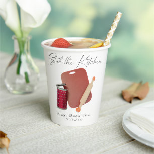Stock the Kitchen Bridal Shower Paper Cups