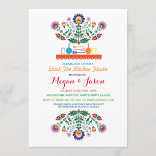 Stock The Kitchen Fiesta Mexican Party Invitation