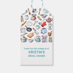 Stock the Kitchen Modern Bridal Shower Gift Tags