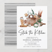 Stock the Kitchen Pantry Greenery Bridal Shower In