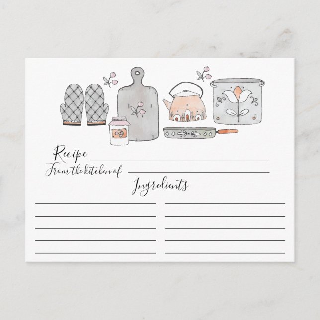 Stock the Kitchen Recipe Card (Front)