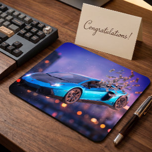 Stock Trader Cinematic Supercar Cash Mouse Pad