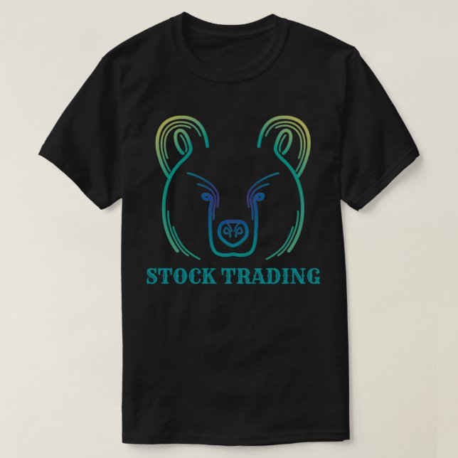 Stock Trading Bear T-Shirt (Design Front)