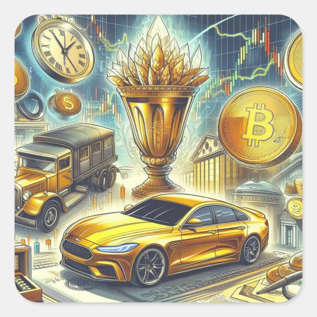 Stock Trading Sticker (Front)