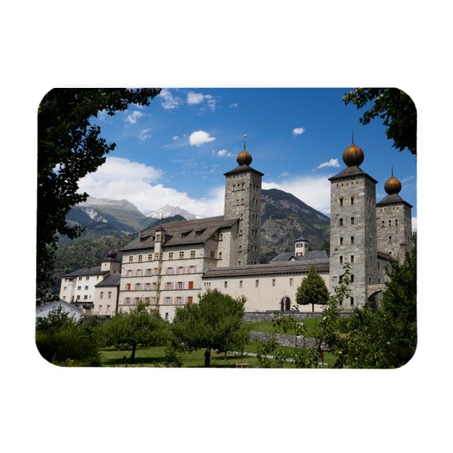 Stockalper Palace, Brig-Glis, Switzerland Magnet (Horizontal)