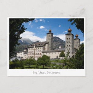Stockalper Palace, Brig-Glis, Switzerland Postcard