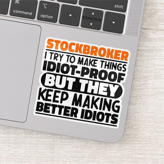 Stockbroker I Try To Make Things Funny Saying Cool (Detail)