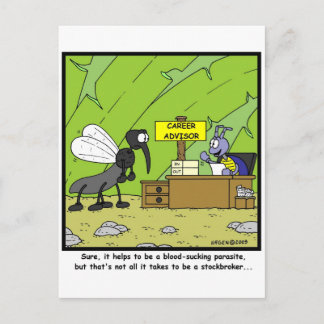 Stockbroker Postcard