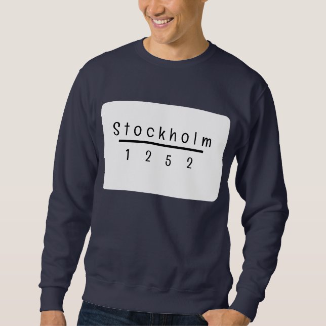 Stockholm 1252 Personalize Sweatshirt (Front)
