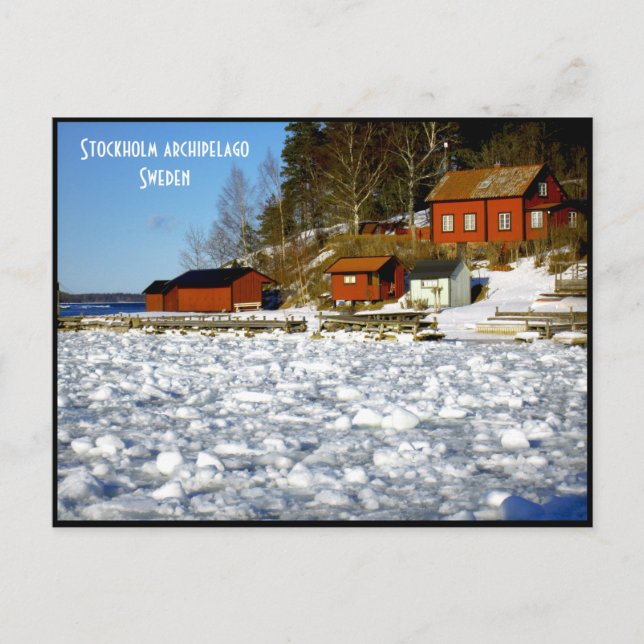 Stockholm archipelago - Sweden Postcard (Front)