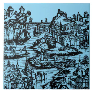 Stockholm capital and most populous city of Sweden Ceramic Tile