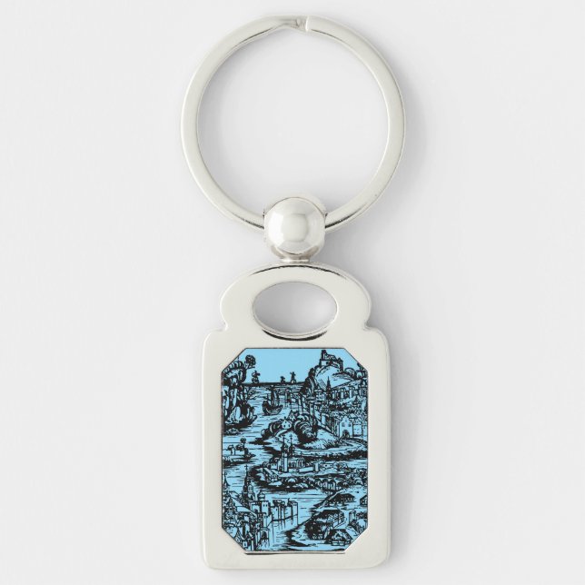 Stockholm capital and most populous city of Sweden Key Ring (Front)