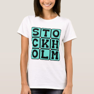 Stockholm, Capital of Sweden T-Shirt
