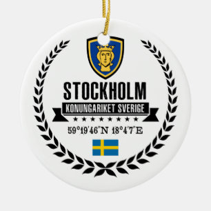 Stockholm Ceramic Ornament
