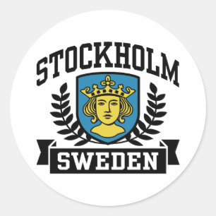 Stockholm Classic Round Sticker