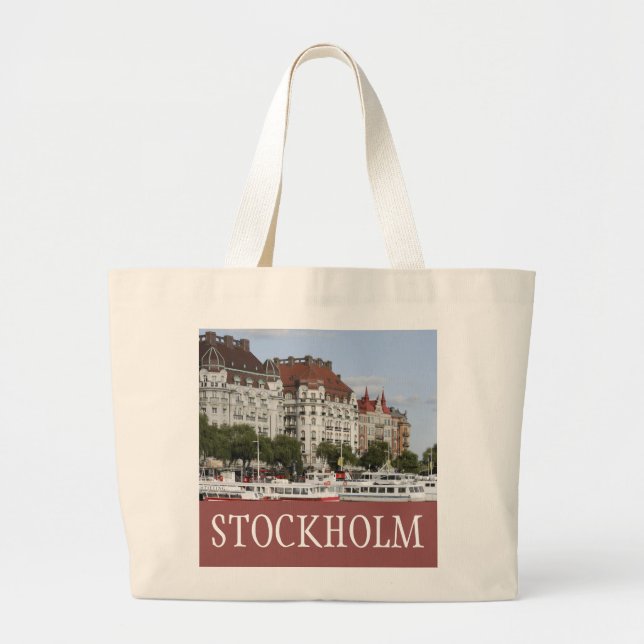 Stockholm Large Tote Bag (Front)