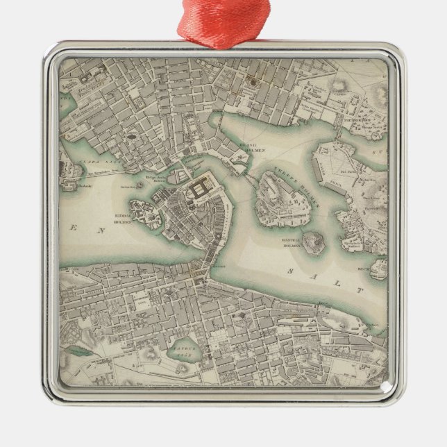 Stockholm Metal Tree Decoration (Front)