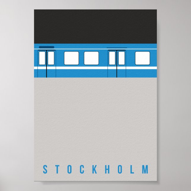 Stockholm - metro - poster (Front)