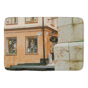 Stockholm Old Town, Gamla Stan, Sweden Bath Mat