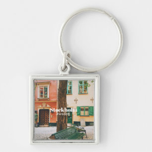 Stockholm Old Town, Gamla Stan, Sweden Souvenir Key Ring