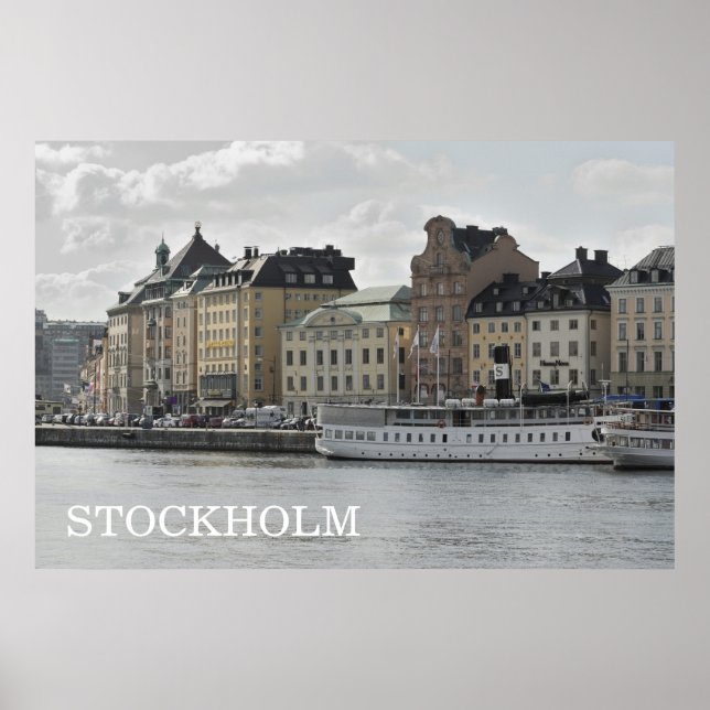 Stockholm Quay Poster (Front)