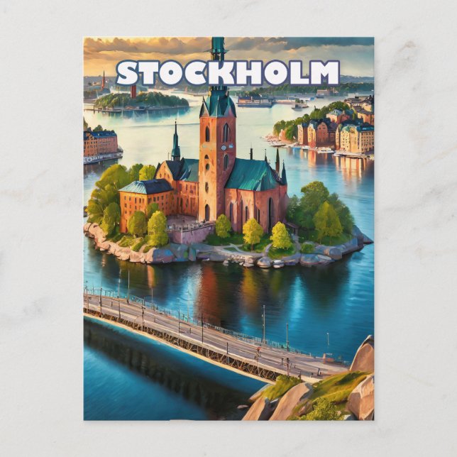 Stockholm, Scandinavian pearl Postcard (Front)