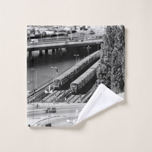 Stockholm slussen wash cloth