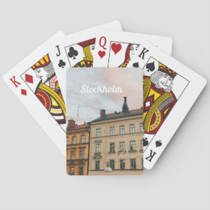 Stockholm Södermalm Cityscape Playing Cards