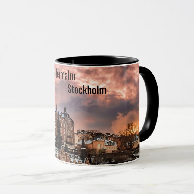 Stockholm, Sodermalm Island Mug (Front Right)
