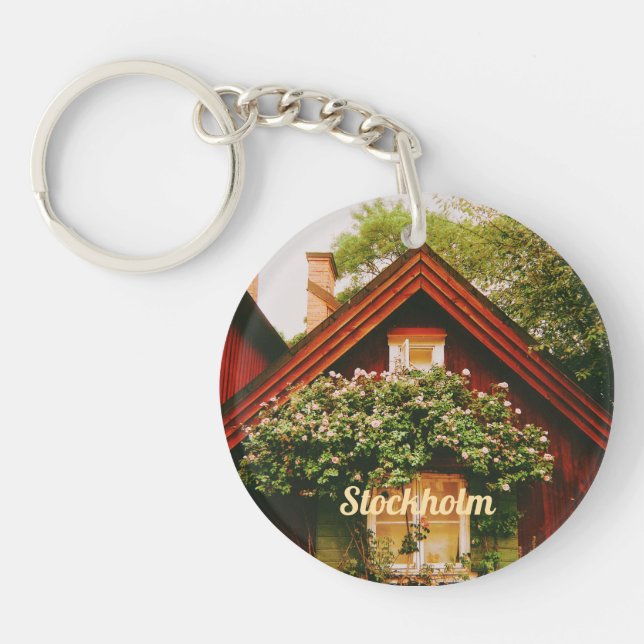 Stockholm, Södermalm, Sweden Key Ring (Front)