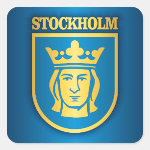 Stockholm Square Sticker