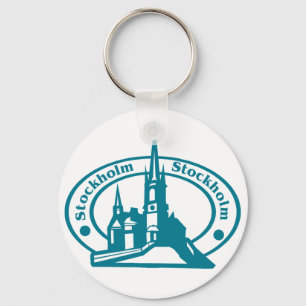 Stockholm Stamp Key Ring