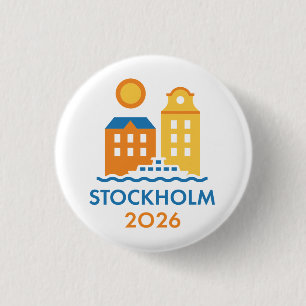 Stockholm Sweden 2026 International Convention Pin