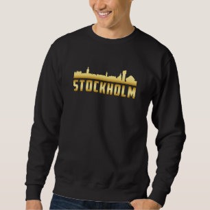 Stockholm Sweden City Skyline Cityscape Funny Gift Sweatshirt