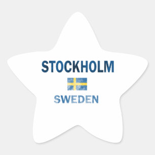 Stockholm Sweden Designs Star Sticker