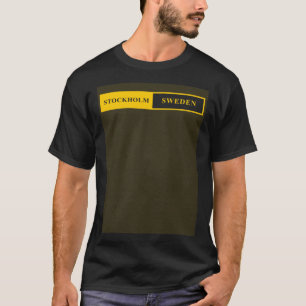 Stockholm Sweden double block T-Shirt