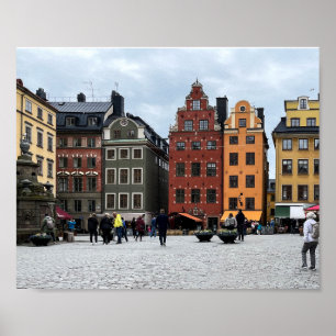 Stockholm Sweden Gamla stan Photograph Poster