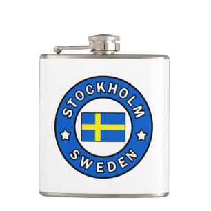Stockholm Sweden Hip Flask