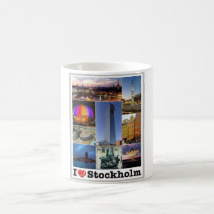 Stockholm - Sweden - I Love - Coffee Mug