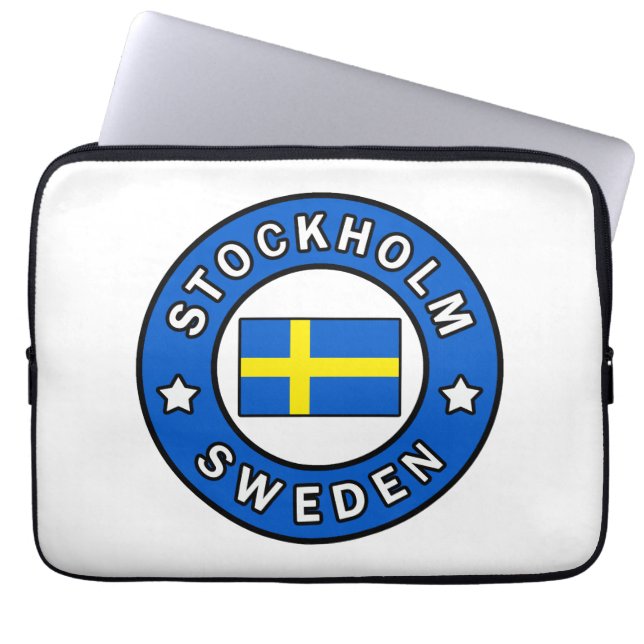 Stockholm Sweden Laptop Sleeve (Front)