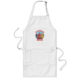 Stockholm Sweden Long Apron