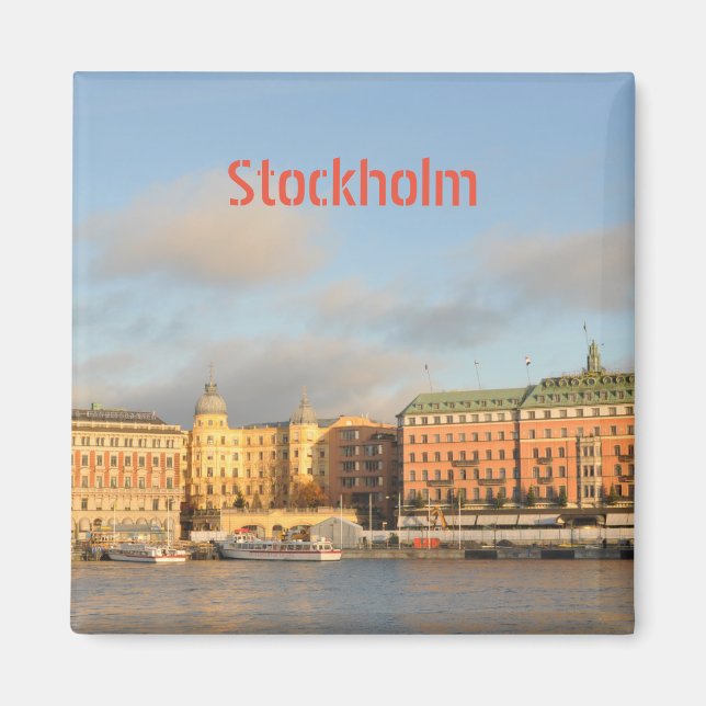 Stockholm, Sweden Magnet (Front)