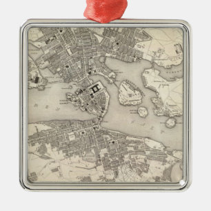 Stockholm, Sweden Metal Ornament