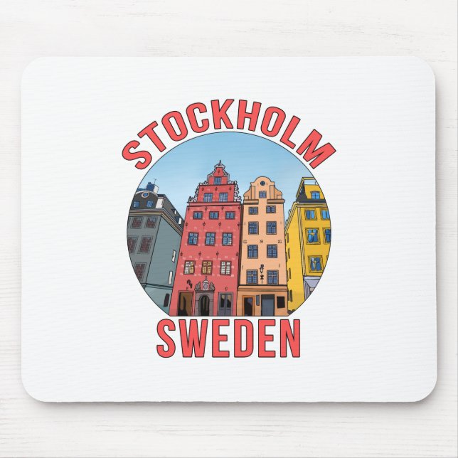 Stockholm Sweden Mouse Pad (Front)