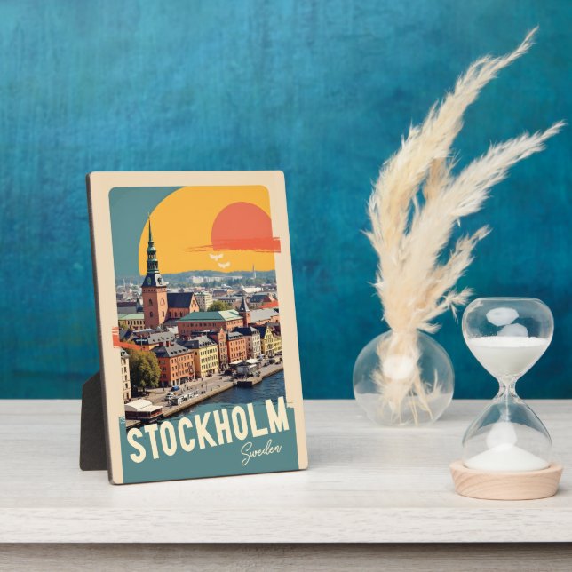 Stockholm Sweden Plaque (Side)