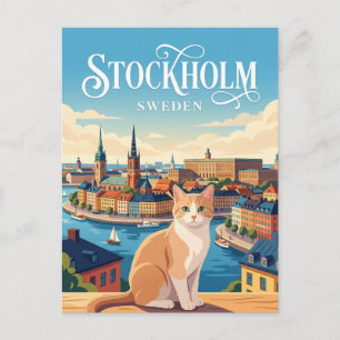 Stockholm Sweden Postcard
