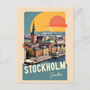 Stockholm Sweden Postcard